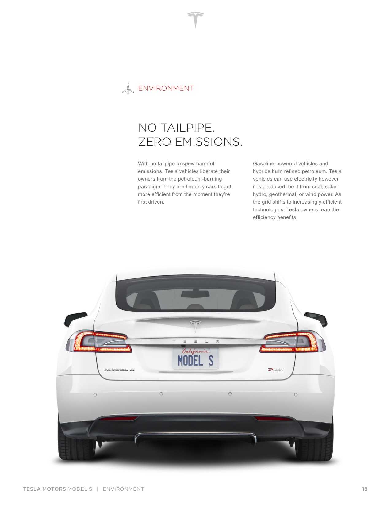 2014 Tesla Model S Brochure Page 18